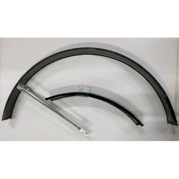 PARAFANGHI PER BICI 24/26 NERO