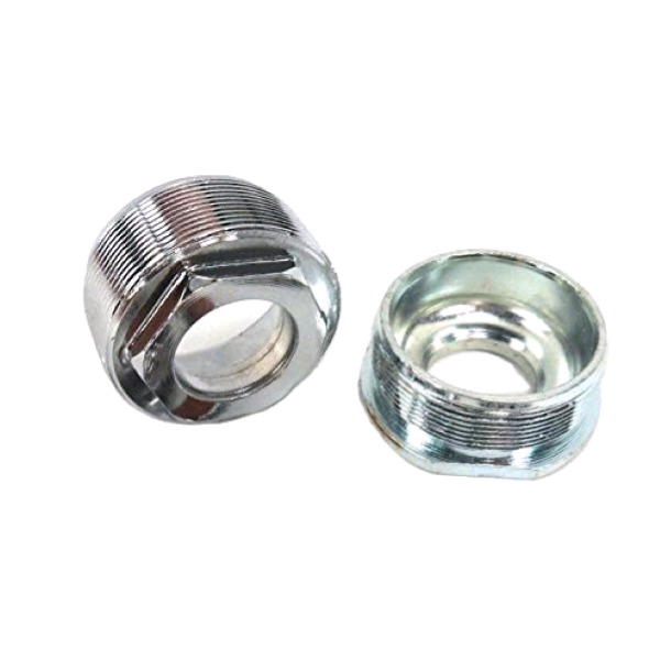 COPPIA CALOTTA PER MOZZO QUADRO BICI 