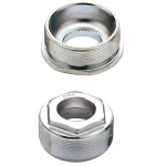 COPPIA CALOTTA PER MOZZO QUADRO BICI 