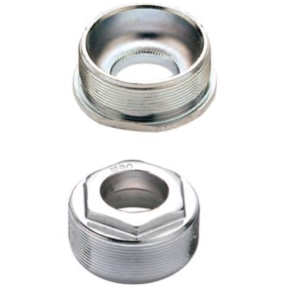 COPPIA CALOTTA PER MOZZO QUADRO BICI 