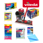 BOX VILEDA REVOLUTION 2 IN 1+SPUGNE GLITZI+PANNI SPUGNA-PAVIMENTO-MICROFIBRA