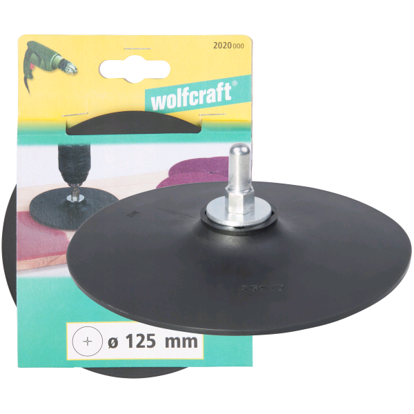 PLATORELLO PER TRAPANO D.125 WOLFCRAFT