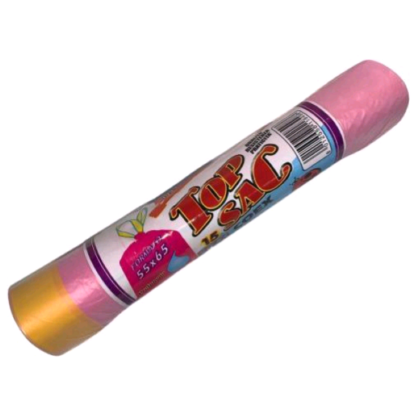 SACCHI SPAZZATURA PZ 15 55X65 PROFUMATO C/MANIGLIE