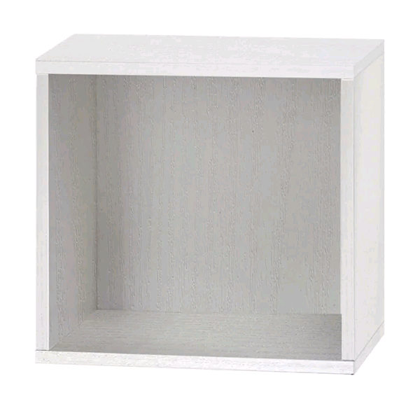 CUBO COMPONIBILE 35X35X29 "CUBESTACK" BIANCO ALPEN
