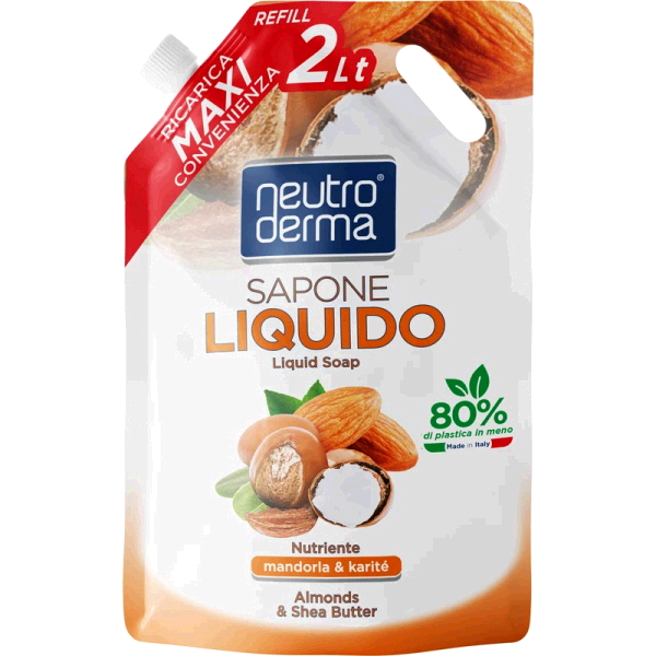 NEUTRO DERMA SAPONE LIQ.RICARICA 2000ML MANDORLA E KARITE'