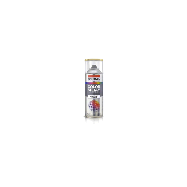 SPRAY SMALTO ACRILICO SOUDAL ML.400 CROMO ARGENTO