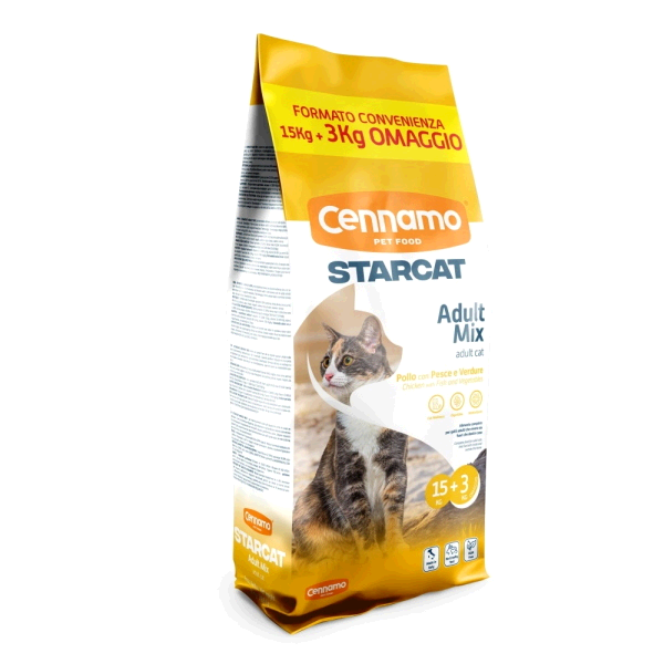 STARCAT ADULT MIX KG.15