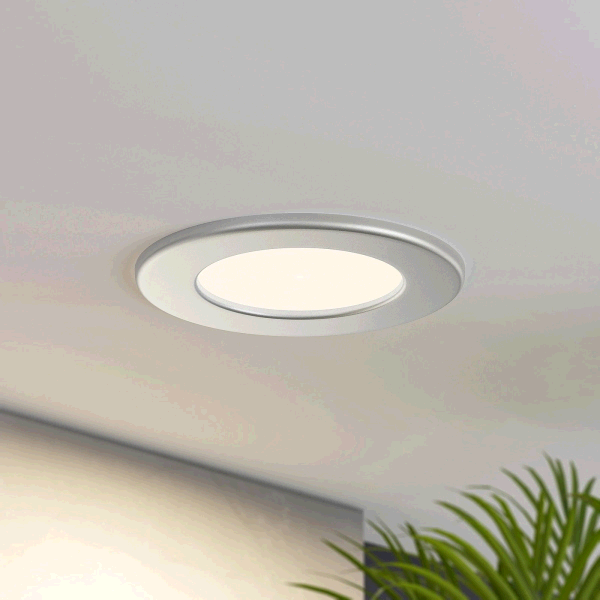 LAMPADA INCASSO LED AIGO D.205 W16 K6000 SILVER