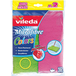 PANNO VILEDA MICROFIBRE COLORS PZ 2