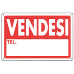 CARTELLO VENDESI plastica